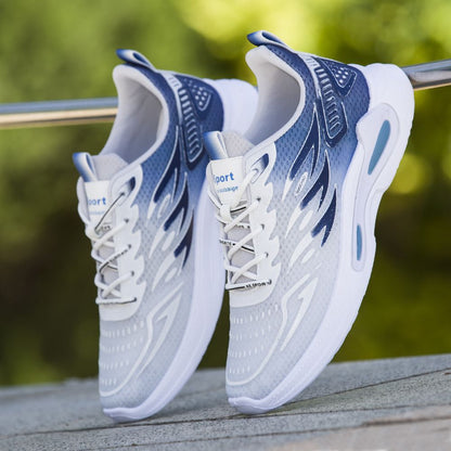 Men's Breathable Mesh Lace-Up Running Trainers | EU 39-44