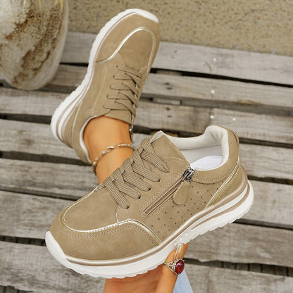 Women's Chunky-Heel Side-Zip Sneakers | EU 36-43