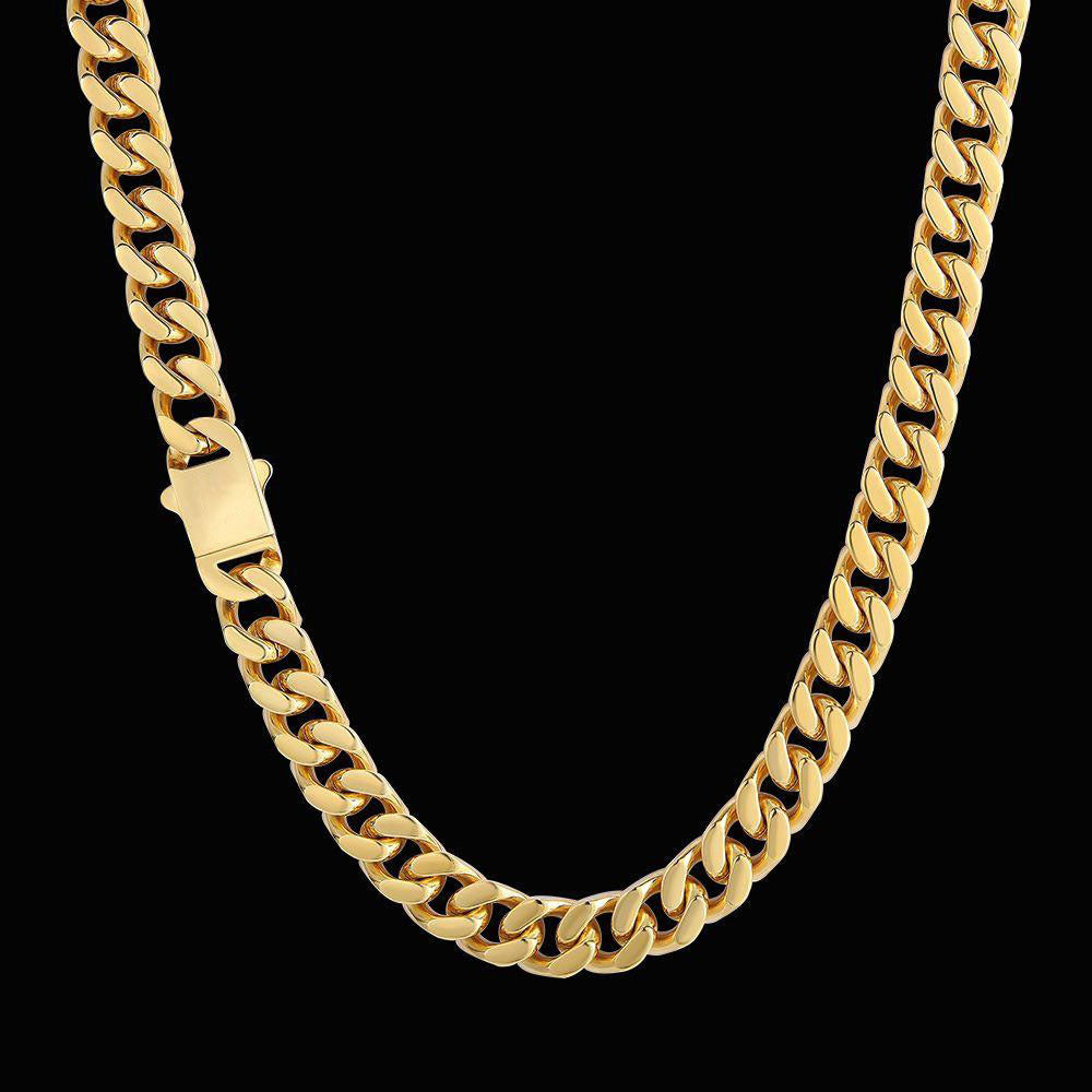 12mm Cuban Link Chain Necklace