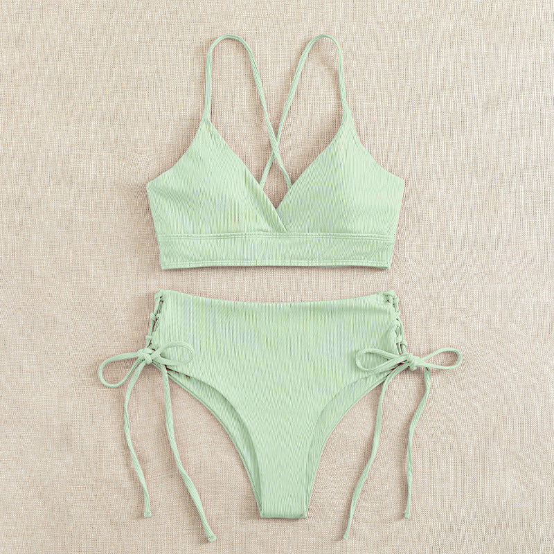 Women's Split Bikini Set – Two-Piece Swimsuit | 13 Colours