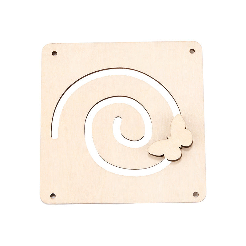 Montessori Wooden Busy Board Toy – Educational Activity Board, Ages 4–6