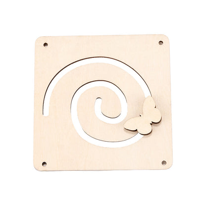 Montessori Wooden Busy Board Toy – Educational Activity Board, Ages 4–6