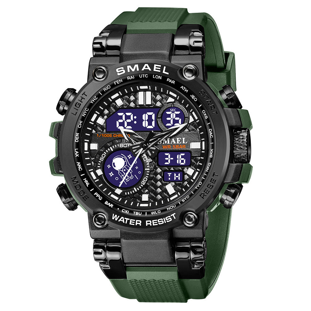 Men's Tactical Sport Digital Watch - Large Dial & Multi-Function