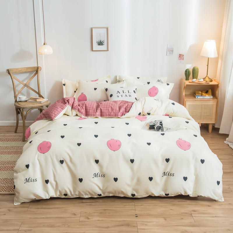 Printed Cotton Duvet Cover | Single, Double & King Sizes