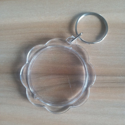 Clear Acrylic Keychain Blank | 16 Shapes | DIY Craft