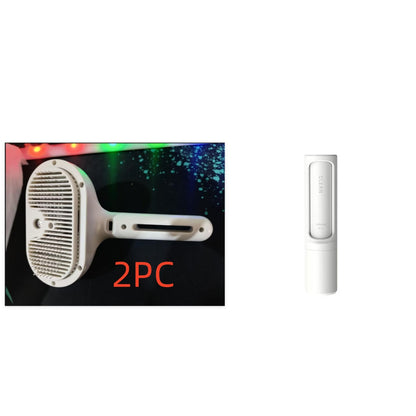 USB Rechargeable Self-Cleaning Pet Slicker Brush | Built-In Misting Spray