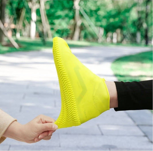 Silicone Waterproof Shoe Covers – Heeled Overshoes, Unisex
