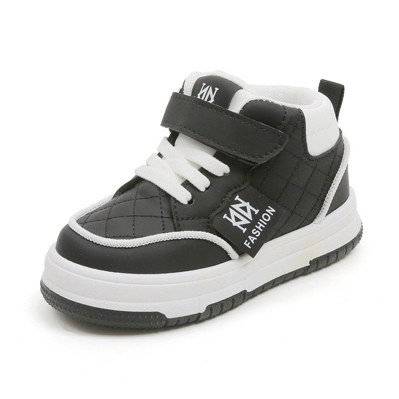 Children's High-Top Velcro Trainers | Casual Kids Sneakers