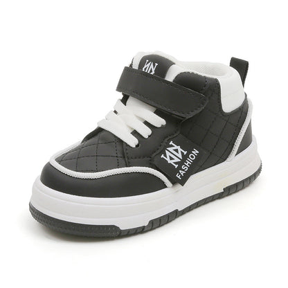 Children's High-Top Velcro Trainers | Casual Kids Sneakers