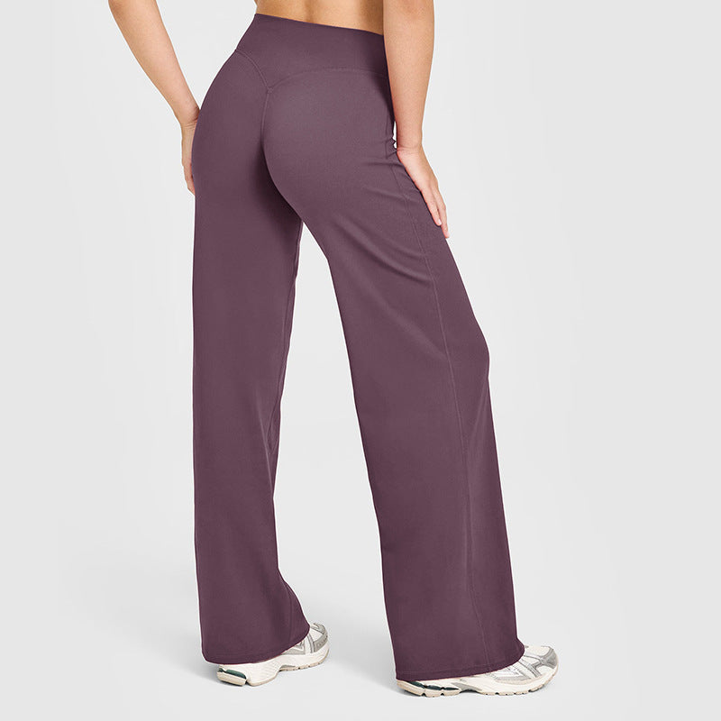 Women's High-Waist Straight-Leg Yoga Pants | 12 Colours | XS–XL