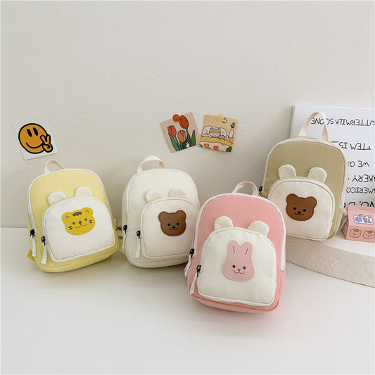 Kids' Cartoon Bunny Kindergarten Backpack – Air Pillow Straps