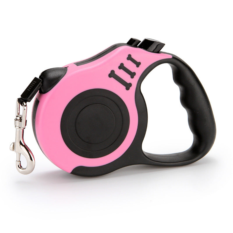 Retractable Dog Lead – One-Touch Brake & Lock | 7 Colours | 3m & 5m