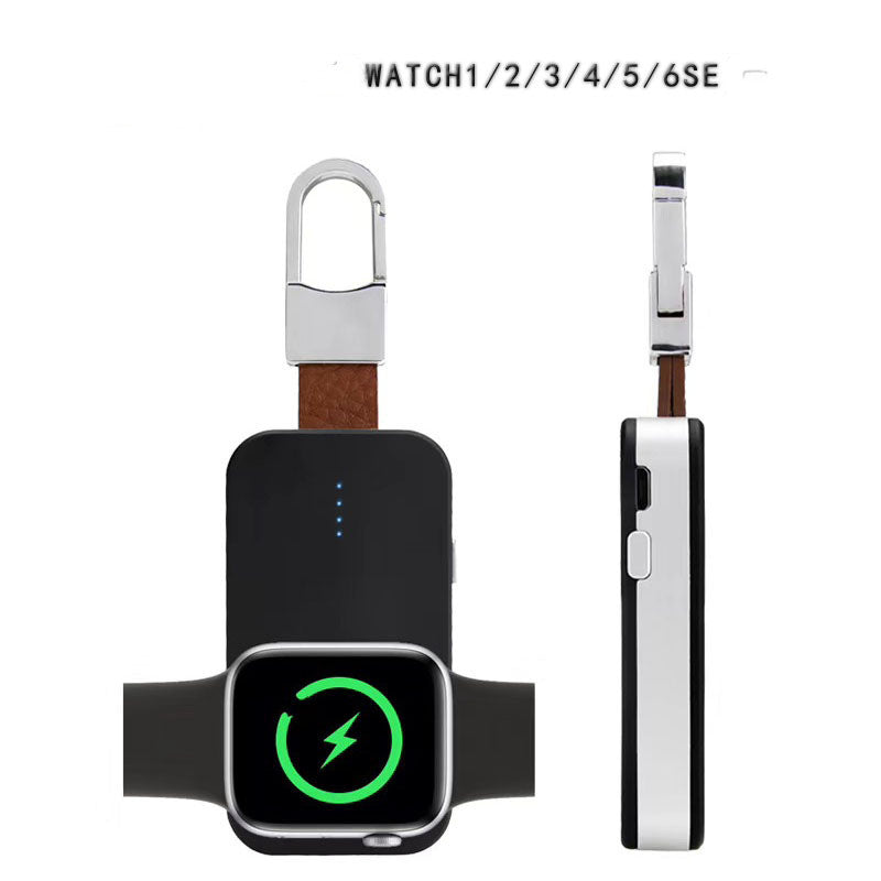 Apple Watch Wireless Power Bank Keychain | Portable Mini Charger