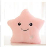 Glow-in-the-Dark Star Plush Pillow | LED Light Up | Gift