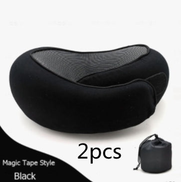 Memory Foam Travel Neck Pillow — U-Shaped Neck Support for Flights, Commuting & Long Journeys