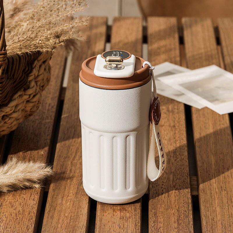 Smart Digital Insulated Tumbler — 316 Stainless Steel Vacuum Flask, 450ml