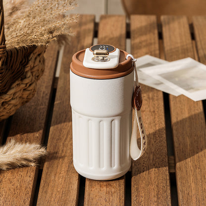 Smart Digital Insulated Tumbler — 316 Stainless Steel Vacuum Flask, 450ml