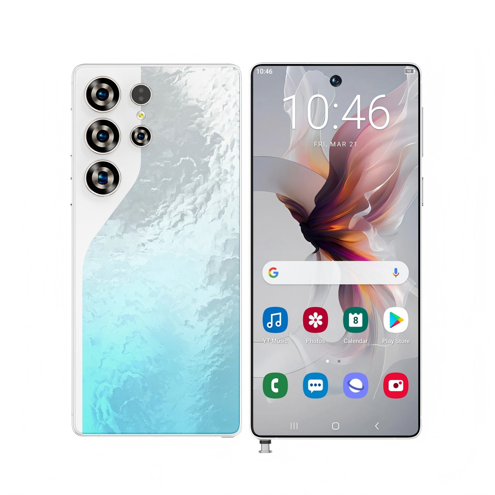 M26 Ultra 5G Unlocked Smartphone | Android 14, 8GB RAM, 256GB, Built-In Stylus