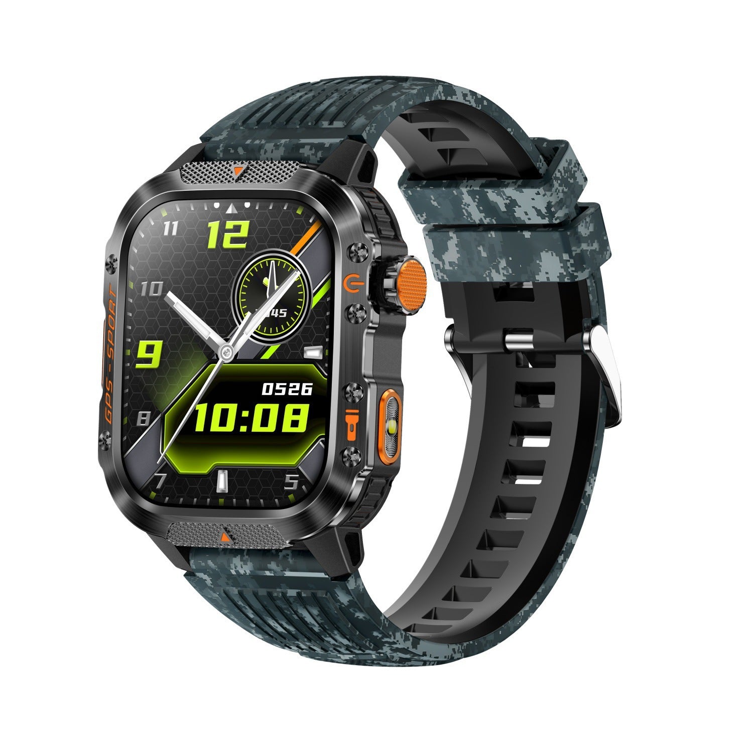 GPS Bluetooth Smartwatch - Outdoor Sports Watch with Heart Rate Monitor