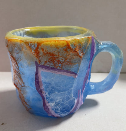 400ml Mineral Crystal-Effect Resin Coffee Mug