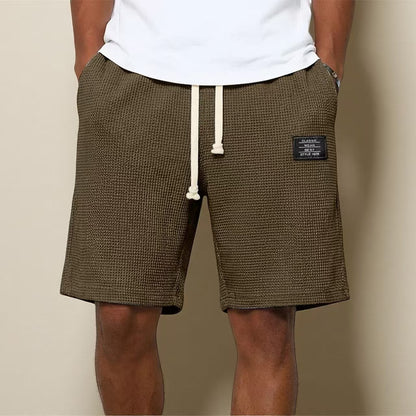 Men's Polyester Casual Sports Shorts | Relaxed Fit Solid Colour S-5XL