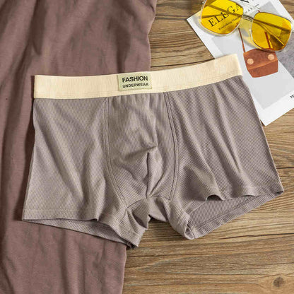 Men's Modal Boxer Briefs – Soft Mid-Waist Underwear Single 3-Pack 6-Pack