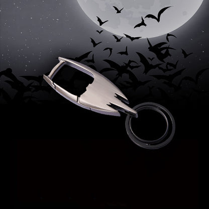 Metal Stainless Steel Key Ring | Slim Car Keychain | Black, Gold & Silver