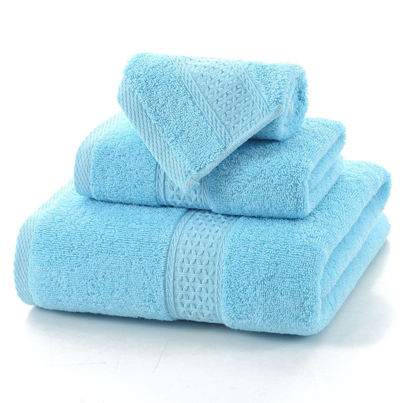 Long-Staple Cotton Towel Set | Absorbent Jacquard Towels | JParker