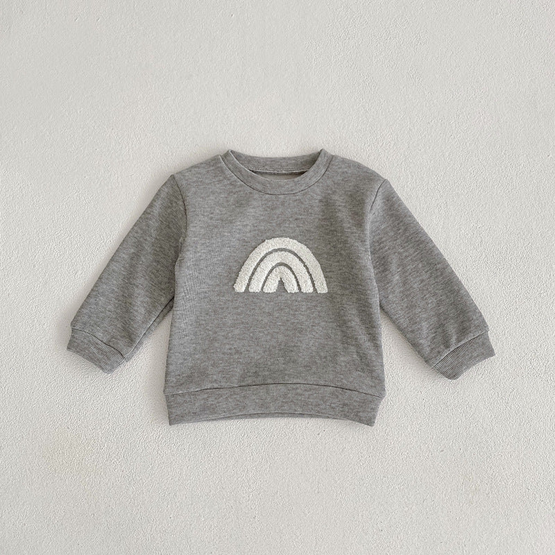 Children's Cartoon Print Cotton Sweatshirt | Baby & Toddler Round Neck Top