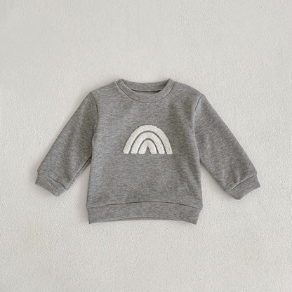 Children's Cartoon Print Cotton Sweatshirt | Baby & Toddler Round Neck Top