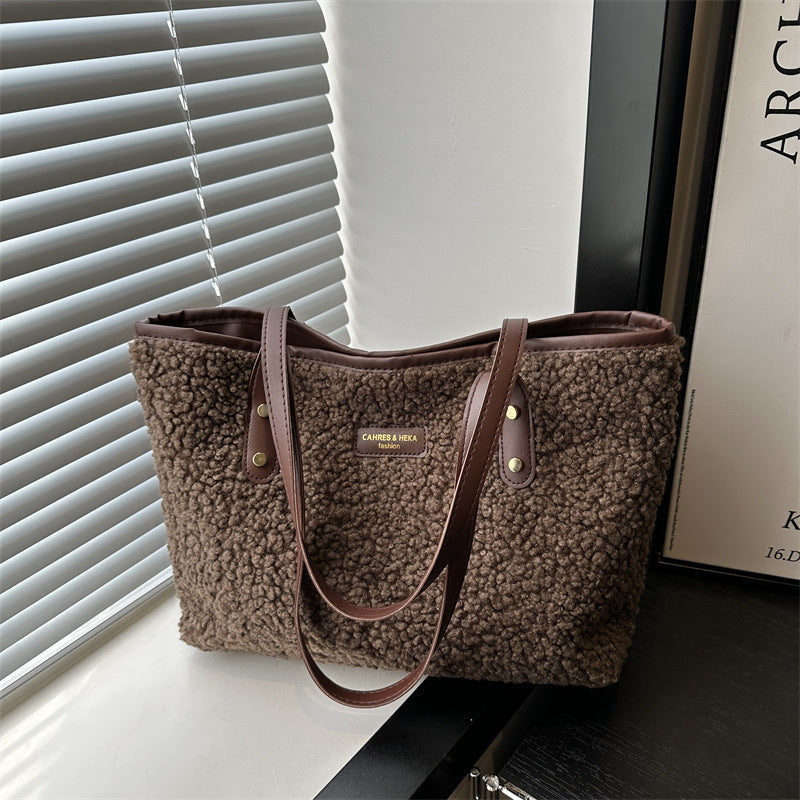 Women's Cotton Bucket Shoulder Bag | Retro Style | 5 Colours