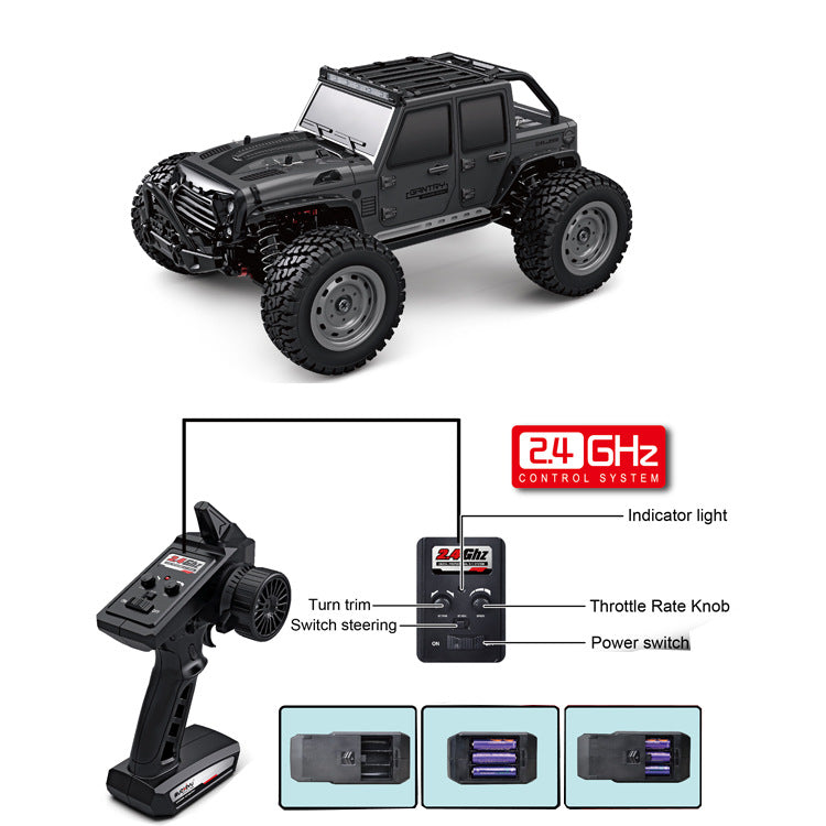 1:16 RC Jeep Remote Control Car | Rechargeable High-Speed
