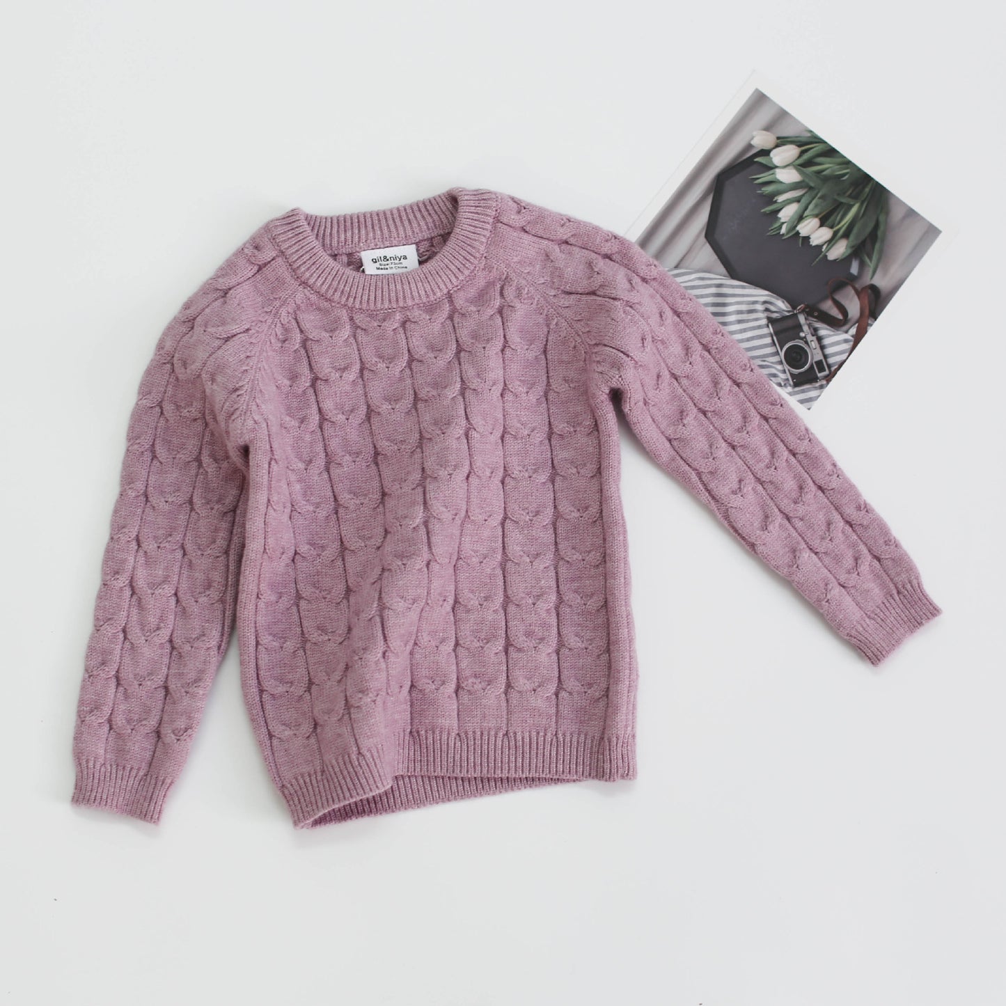 Children's Slim-Fit Knit Sweater – Toddler & Kids Pullover