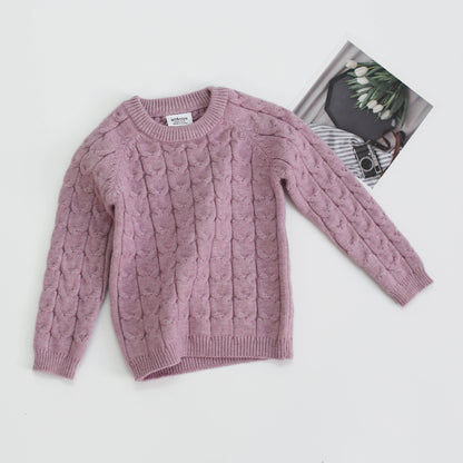 Children's Slim-Fit Knit Sweater – Toddler & Kids Pullover