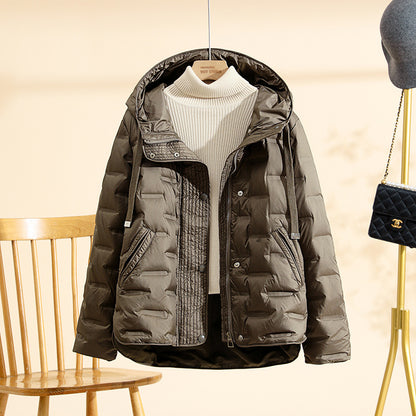 Women's Lightweight Duck Down Jacket - Thickened Puffer