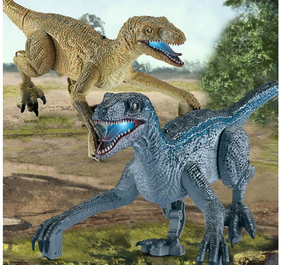 RC Remote Control Dinosaur Toy with Lights & Sound