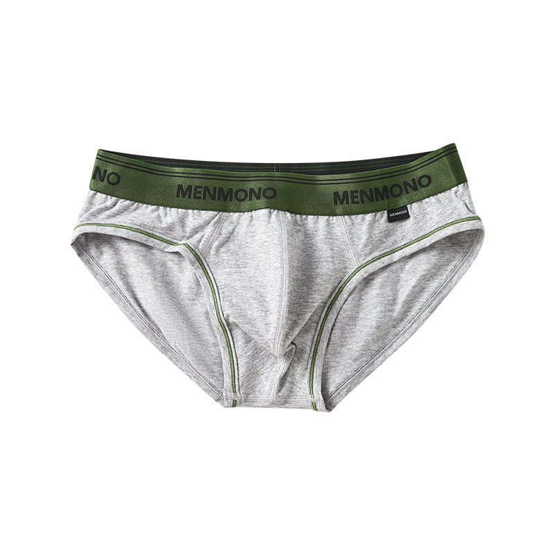 Men's Cotton Briefs – Low-Waist Two-Tone Underwear 9 Colour Combinations