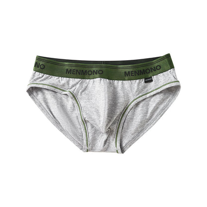 Men's Cotton Briefs – Low-Waist Two-Tone Underwear 9 Colour Combinations