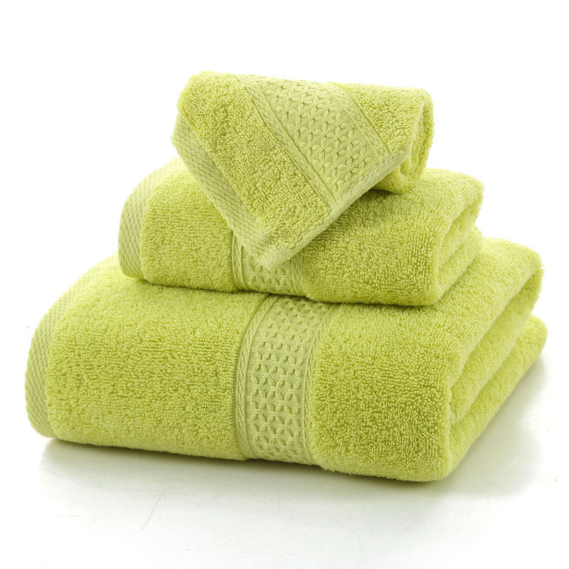 Long-Staple Cotton Towel Set | Absorbent Jacquard Towels | JParker