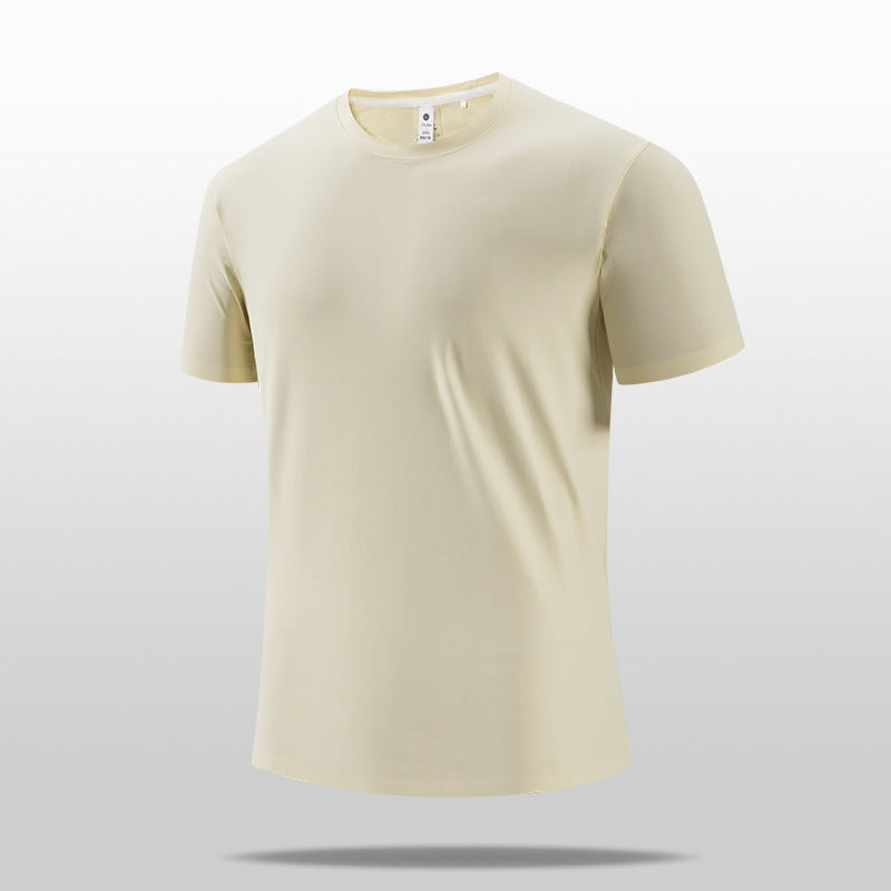 Men's Seamless Stretch Sports Top | Plus Size M–5XL