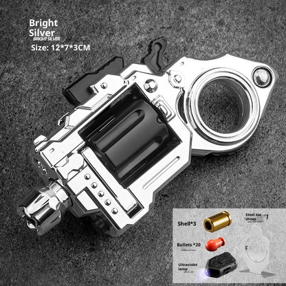 Mini Alloy Soft Bullet Decompression Toy Gun
