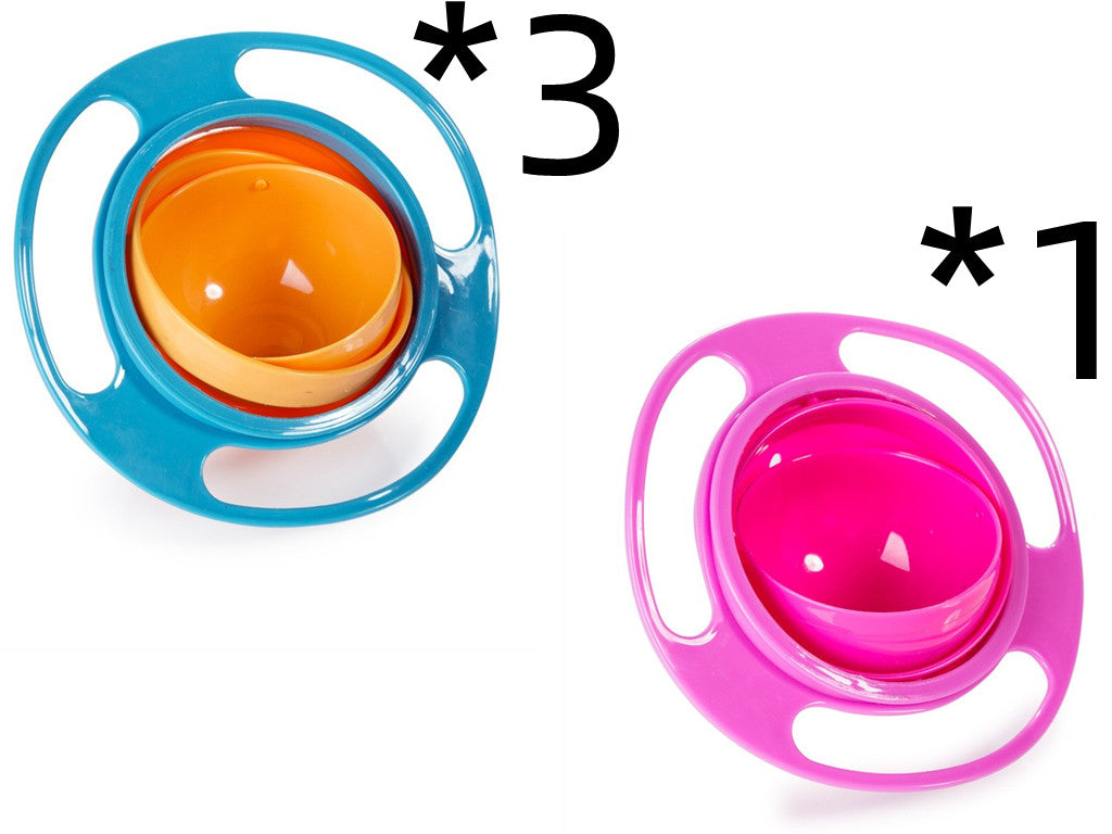 360° Rotating Spill-Proof Baby Bowl
