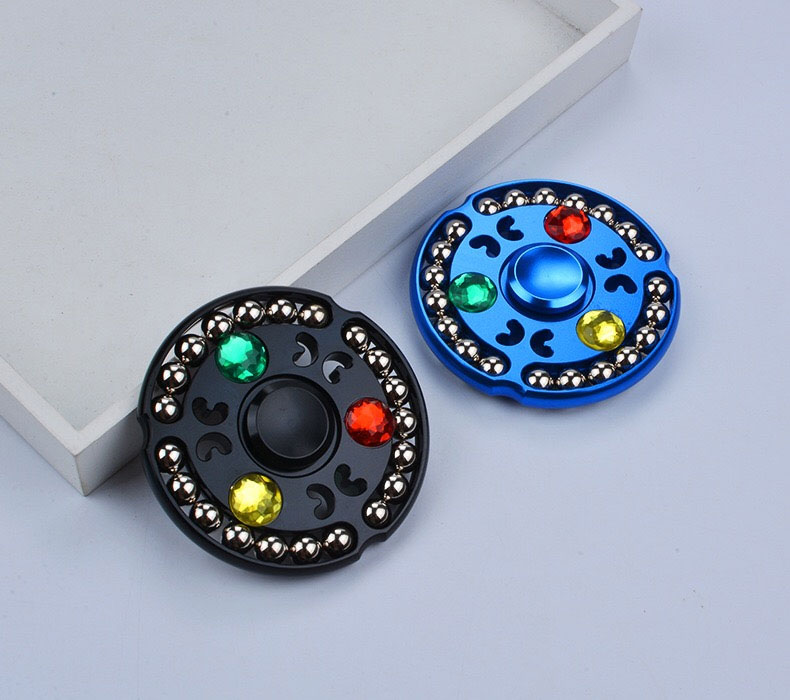 Lotus Steel Ball Fingertip Spinner | Aluminium Alloy Fidget Toy