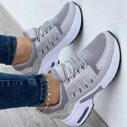 Women's Mesh Lace-Up Low Heel Sneakers | 7 Colours, EU 35–43