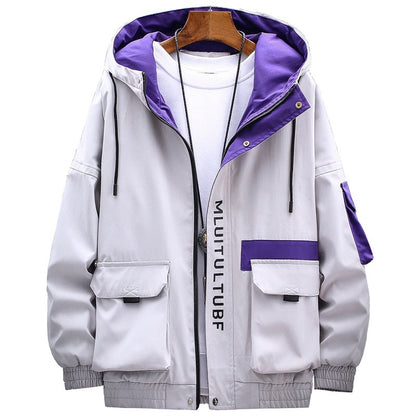 Men's Casual Polyester Jacket | Spring Autumn | M-4XL