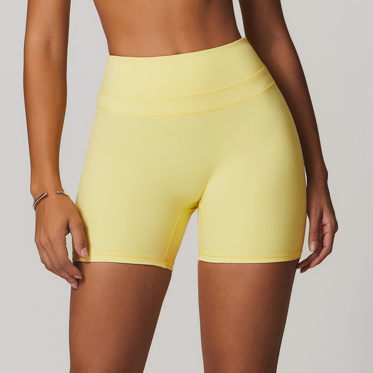 Women's Brushed Nylon Yoga Shorts | Cloud Sense | 5 Colours