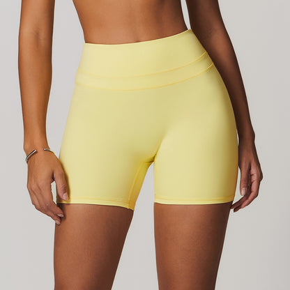 Women's Brushed Nylon Yoga Shorts | Cloud Sense | 5 Colours