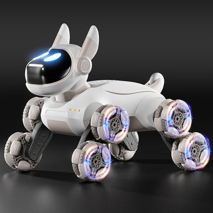 Electric RC Robot Dog | 8-Wheel Remote Control Toy