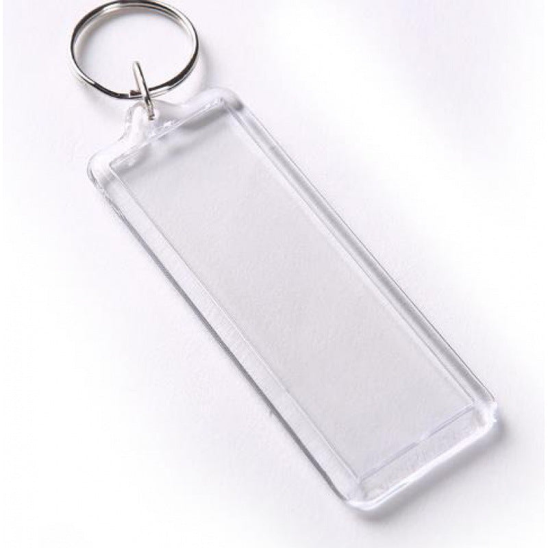Clear Acrylic Keychain Blank | 16 Shapes | DIY Craft