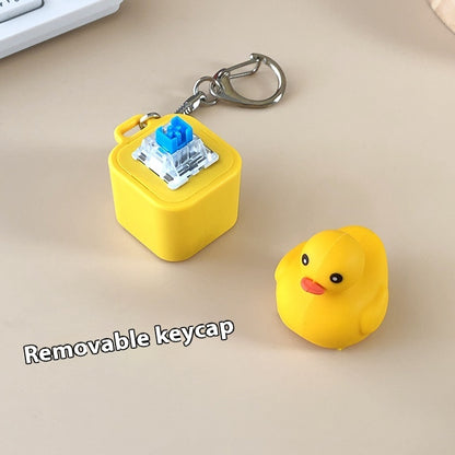 Children's Sound-Emitting Duck Decompression Button Toy